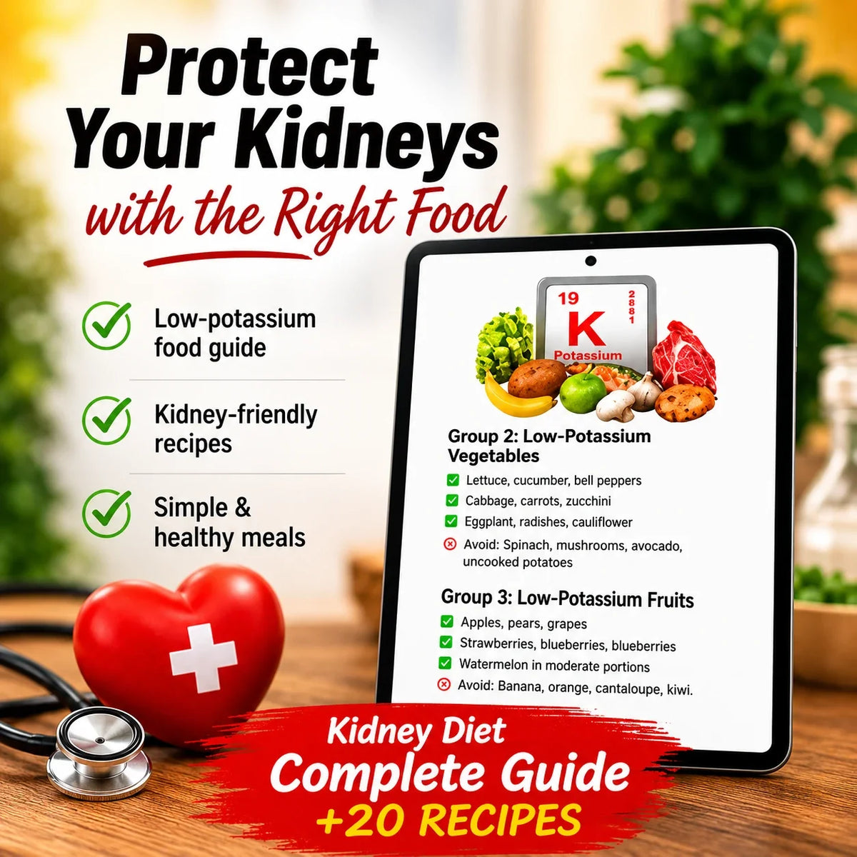 Tired of Kidney Pain? The right food can change everything — Kidney Diet Complete Guide